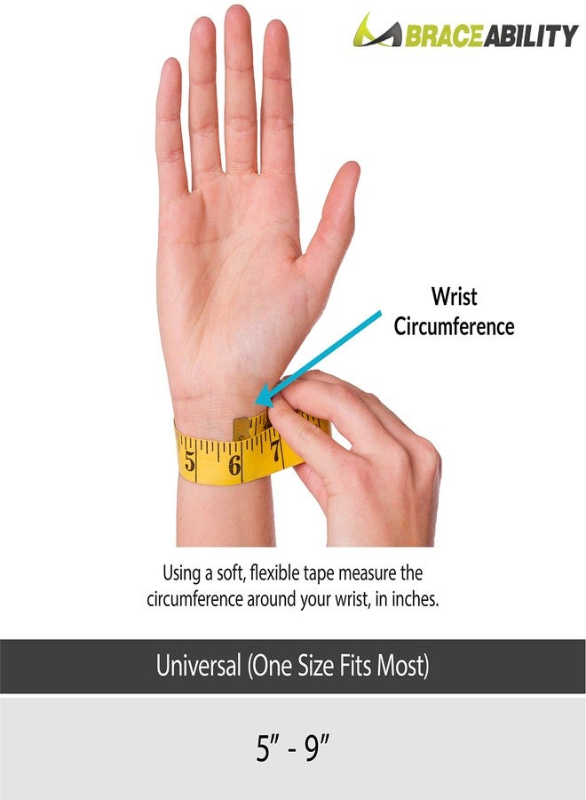 BraceAbility Cheer Wrist Brace | Gymnastics, Cheerleading & Tumbling Support Guard Wrap for Girl & Boy Gymnasts or Cheerleaders (One Size Fits Most) - Image 2