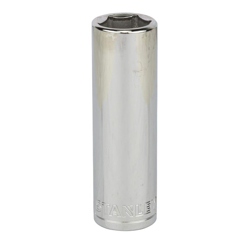 Stanley STANLEY STMT733318B 12inch 17mm Chrome Vanadium Steel 6 Point Deep Socket Silver  - Image 1