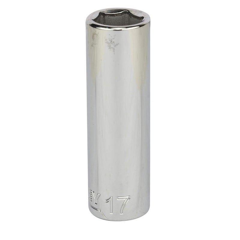Stanley STANLEY STMT733318B 12inch 17mm Chrome Vanadium Steel 6 Point Deep Socket Silver  - Image 2