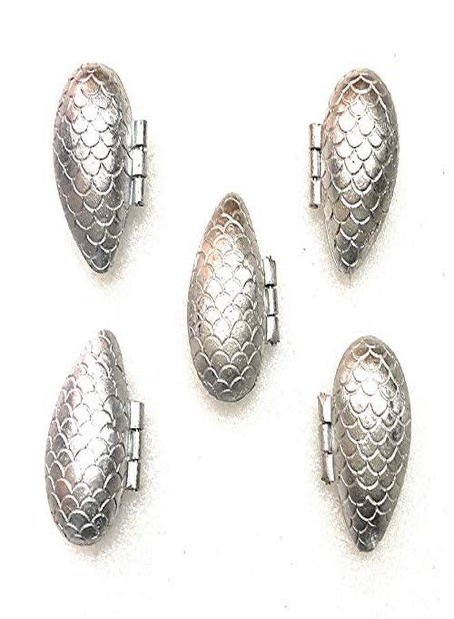 DiBha® 5 Piece Aluminium Momos, Gujiya Mould, (Medium Size) - Image 1