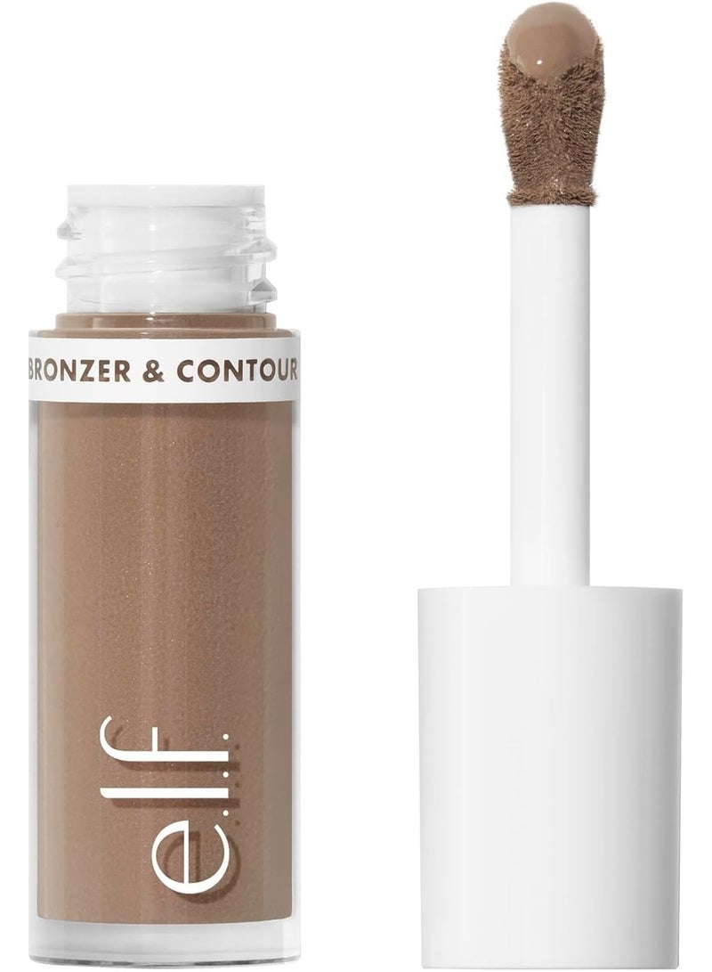 elf Camo Liquid Bronzer & Contour, Silky Highly Pigmented Formula, Creates a Long-Lasting Bronzed Glow & Natural Look, Vegan & Cruelty-Free, 1 Fair - Image 1