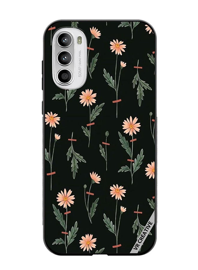 VR CREATIVE Protective Case Cover For Motorola Moto G82 Flower Pattern Design Multicolour - Image 1