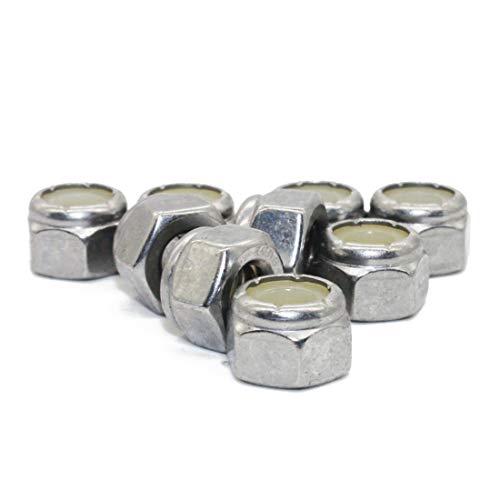 Fullerkreg Quantity 50Pcs 1/4-20 Nylon Insert Hex Lock Nuts, 18-8 Stainless Steel /SUS304/, Plain Finish, by Fullerkreg - Image 4