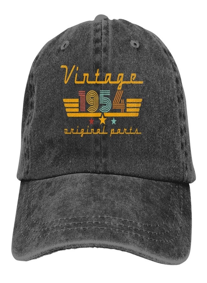 Kahhrepa 72nd Birthday Decorations for Women Men, Vintage 1954 Hat, Adjustable 72 Year Old Baseball Cap, Fathers Mothers Day Birthday Gifts for Dad Mom Grandpa - Image 1