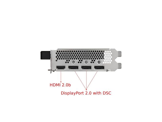 ASRock Intel Arc A380 Challenger Itx 6Gb Oc Graphics Card | Single Slot Itx | 2250 Mhz | 6Gb Gddr6 | Displayport 2.0 | Hdmi 2.0B | 0Db Cooling | 8K Support | 500W | Directx 12 Ultimate | Pcle 4.0 - Image 3