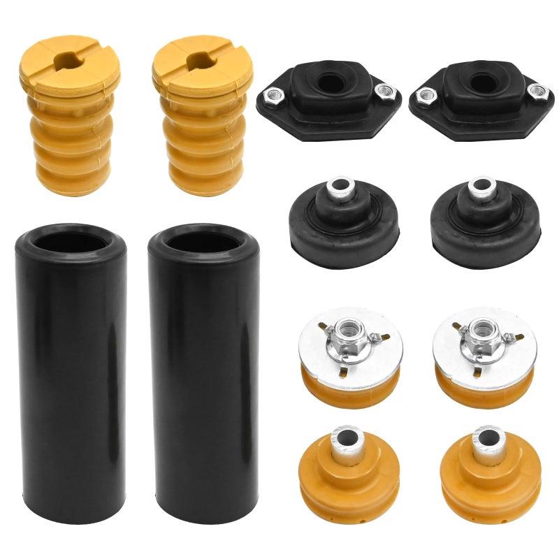 UOIENRT Rear Upper Lower Shock Mounts Bump Stops Kit for BMW E82 E87 E88 E90 E92