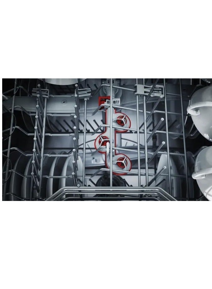 BOSCH Series 8 Dishwasher 13 Place Settings, 8 Programs, Home Connect, Digital Display, 60 cm, Stainless, made in Germany 13 OZ 2400 W SMS8YDI82T silver - Image 5