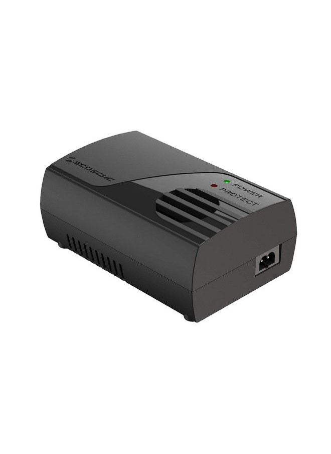 Scosche - محول طاقة متنقل Pi150M Invert150 بقوة 150 واط مع منفذ تيار متردد واحد ومنفذي USB ومحول سيارة 12 فولت مع كابل - Image 1