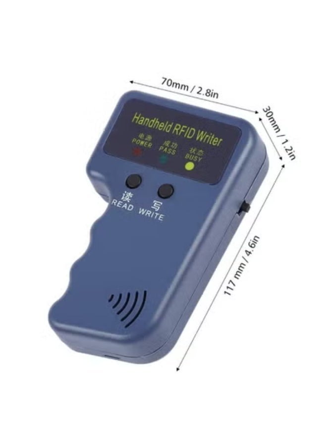 شابية جهاز محمول مقاوم للماء لقراءة وكتابة بيانات بطاقات RFID بتردد 125 كيلوهرتز، مزود بوظائف نسخ وتشفير وبرمجة بطاقات الهوية وبطاقات المفاتيح الذكية. - Image 2