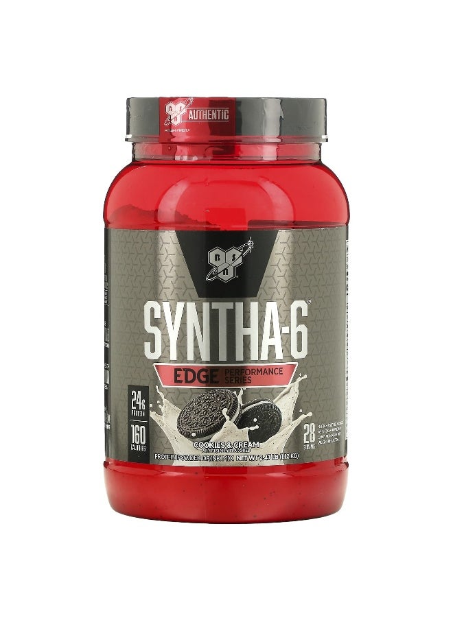 BSN - BSN, Syntha-6 Edge®, Protein Powder Drink Mix, Cookies & Cream, 2.47 lb (1.12 kg) - Image 1