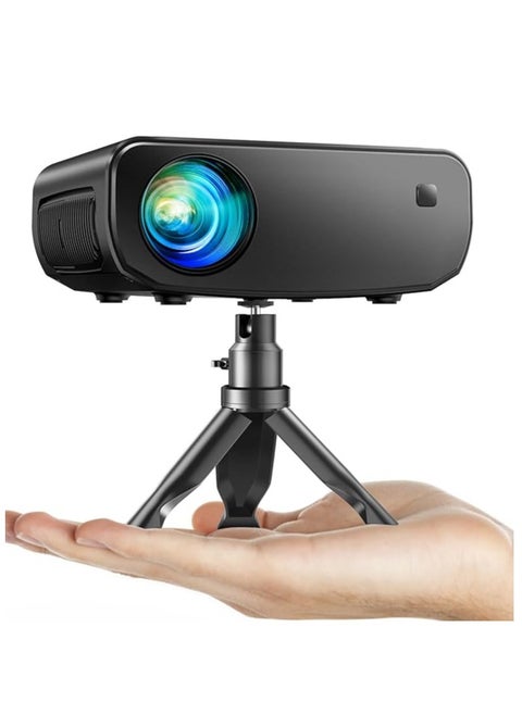 Projector, Cibest WiFi Mini Projector Full HD 1080P, 13000 Lux Portable projector Compatible with iOS/Android/Tablet/PC/TV Stick/USB (Bag and Tripod included)