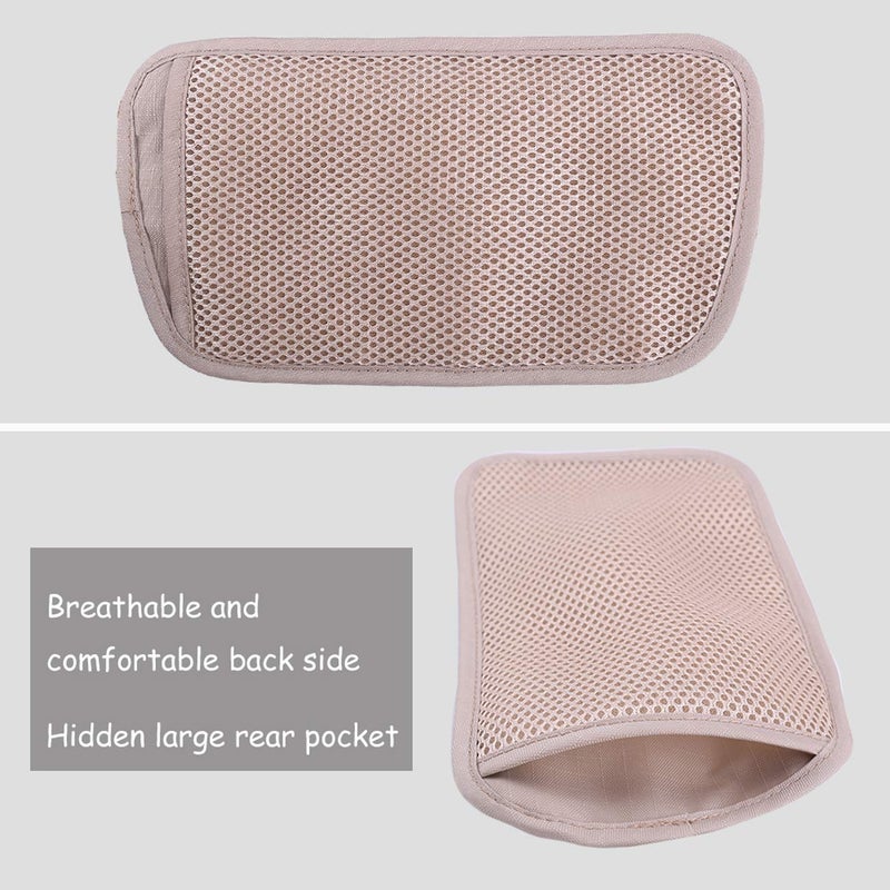 LANNEY Money Belt for Travel, Slim RFID Blocking Women and Men Hidden Travel Pouch Under Clothes, Passport Holder Protect Cash Credit Card with 10 RFID Sleeves - Image 5