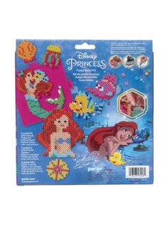 Perler Perler Disney's The Little Mermaid Fused Bead Craft Activity Kit, Includes 9 Patterns, Finished Project Sizes Vary, Multicolor 2003 Pieces  - Image 2