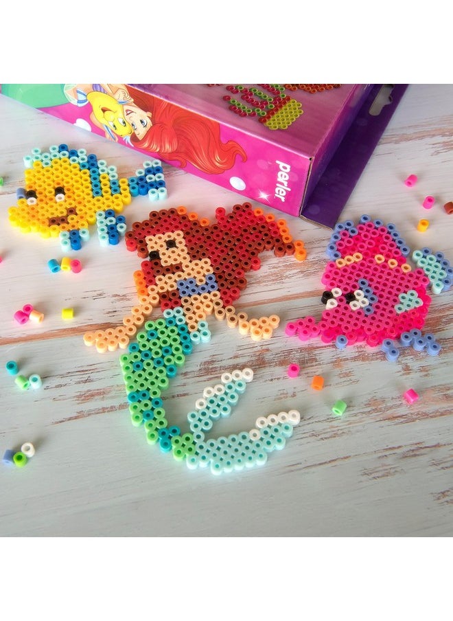 Perler - Perler Disney's The Little Mermaid Fused Bead Craft Activity Kit, Includes 9 Patterns, Finished Project Sizes Vary, Multicolor 2003 Pieces - Image 1