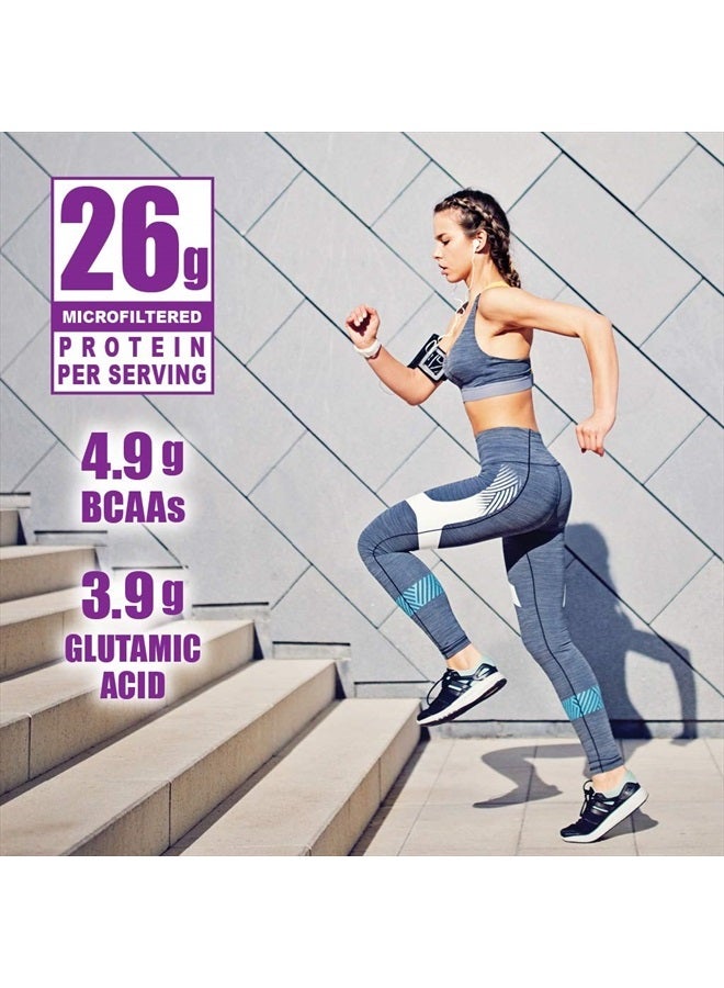 BlueBonnet Nutrition Whey Protein Isolate Powder From Grass Fed Cows, 26g of Protein, No Sugar Added, Gluten & Soy free, kosher Dairy, 2 Lbs, 28 Servings, French Vanilla Flavor - Image 2