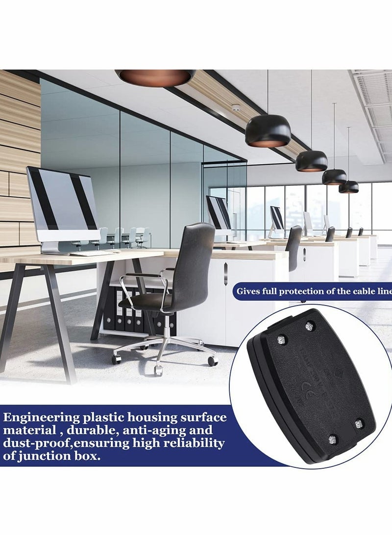 3 Terminal Electrical Junction Box, 2 Pcs Cable Joiner Box Set, In-line Connector 250v 13A - Image 4
