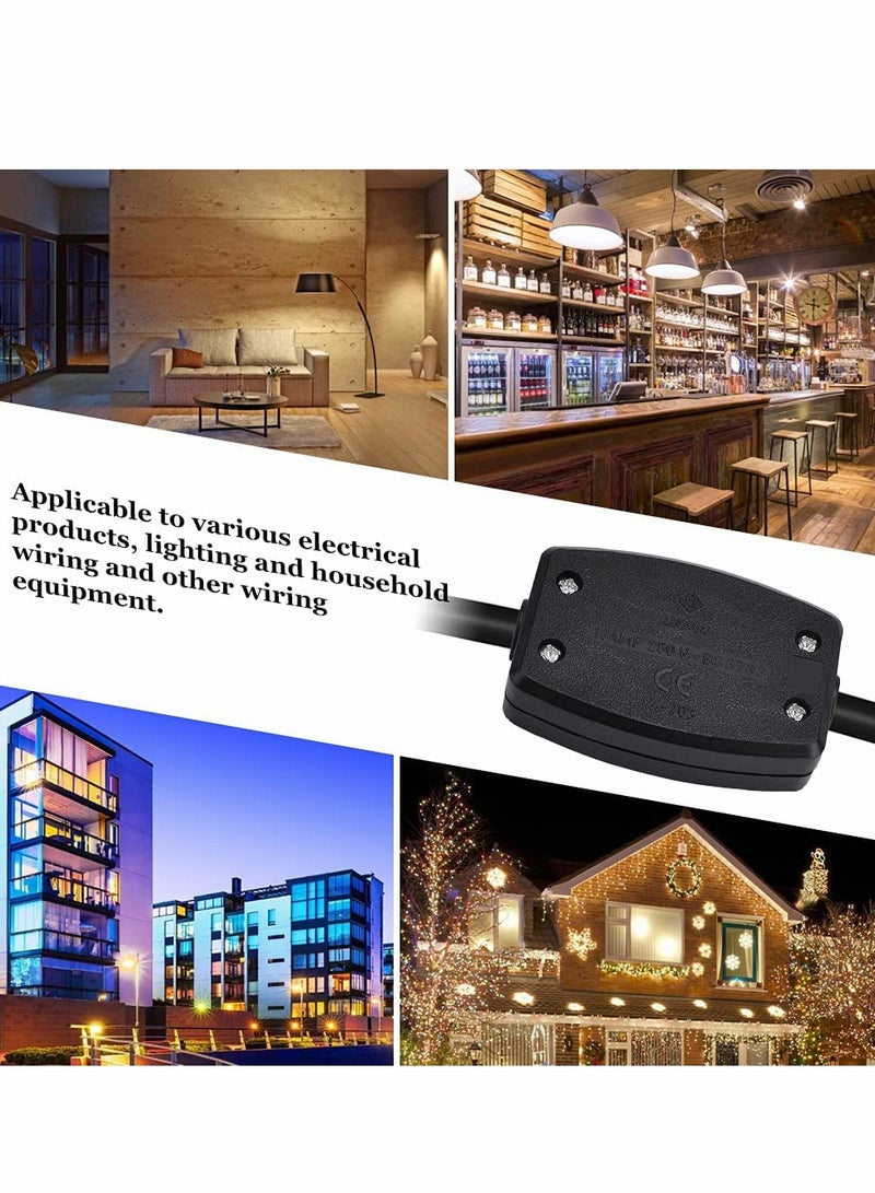 3 Terminal Electrical Junction Box, 2 Pcs Cable Joiner Box Set, In-line Connector 250v 13A - Image 5