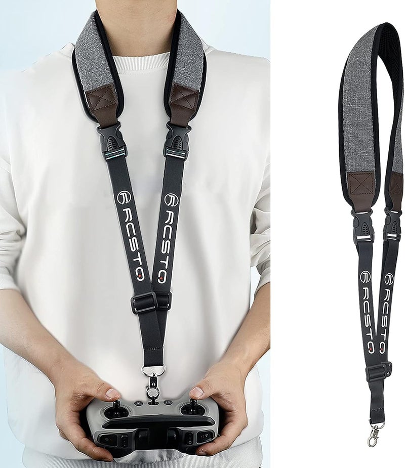 كلاراكو حبل تعليق لجهاز الإرسال، ملحقات DJI FPV Combo، حزام رقبة قابل للتعديل لجهاز التحكم عن بعد DJI FPV، سميك - Image 2