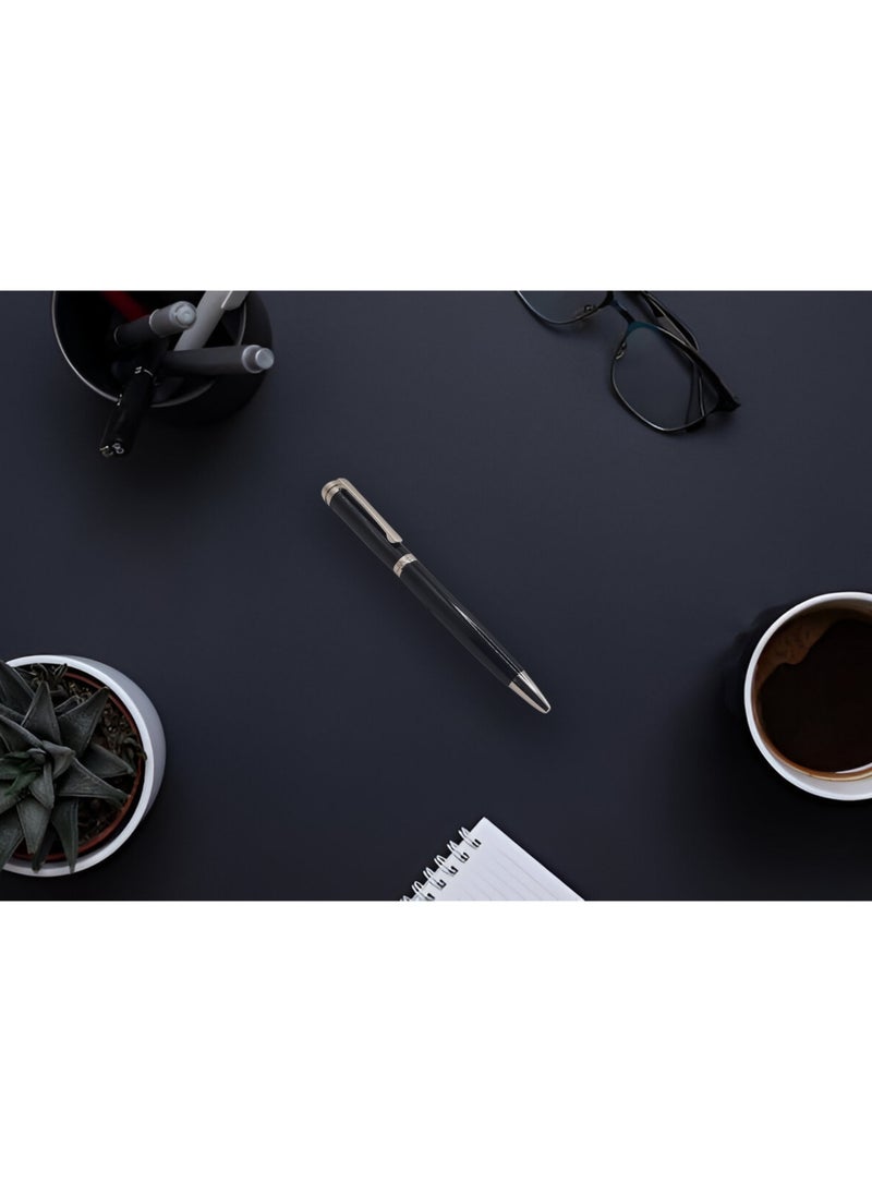 JADWAR - A classic writing pen with a beautiful design and smooth ink flow. It has an elegant body that adds to its appearance, and contains a special ink formula for a comfortable and wonderful writing experi - Image 1