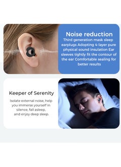 Chabeia 30dB Ear Plugs for Sleeping & Flights – 8-Size Silicone Set with Travel Case, Noise Blocking Comfort for Shift Work (White)  - Image 4