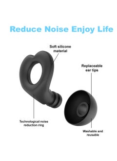 Chabeia 30dB Ear Plugs for Sleeping & Flights – 8-Size Silicone Set with Travel Case, Noise Blocking Comfort for Shift Work (White)  - Image 5