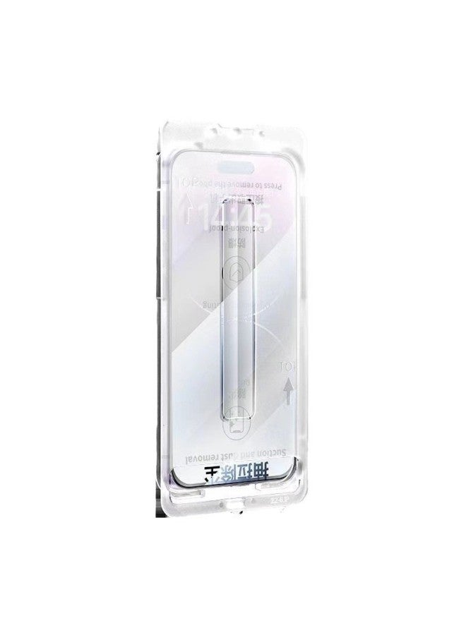 Suitable For Iphone16pro Seconds Sticking Hard Box Tempered Film For Iphone 16max Dust-free Silo Anti-peep 15plus Film-Color:11promax【6.5】-Size:Hd-dust Removal Second Film  - Image 5