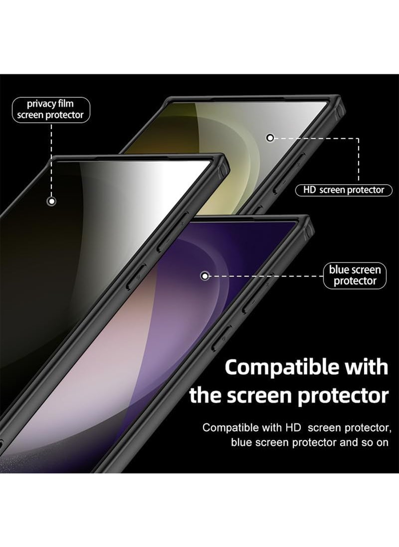 Aookay Magnetic Shockproof for Samsung Galaxy S25 Ultra Case, Strong Magnetic, Compatible with MagSafe, Protective Slim Frosted Matte Black Case for Samsung S25 Ultra (Matte Black)  - Image 5