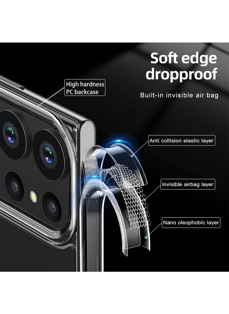 Aookay - Magnetic Shockproof for Samsung Galaxy S25 Ultra Case, Strong Magnetic, Compatible with MagSafe, Protective Slim Frosted Matte Black Case for Samsung S25 Ultra (Matte Black) - Image 1