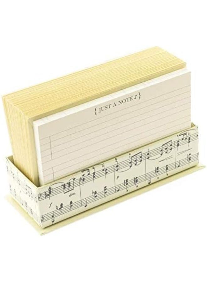 Graphique Flat Note Cards - Musical Stationery Cards with Matching Envelopes and Display Box - Blank Decorative Cards Make Perfect Gifts for Music Lovers - 50 Pack (NT1155MB) - Image 2
