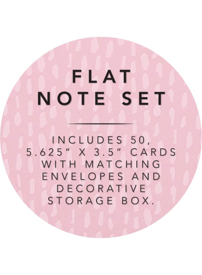 Graphique Flat Note Cards - Musical Stationery Cards with Matching Envelopes and Display Box - Blank Decorative Cards Make Perfect Gifts for Music Lovers - 50 Pack (NT1155MB) - Image 3