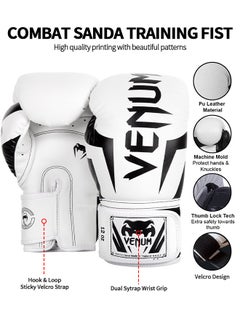 12OZ Boxing Gloves PU Leather, Muay Thai Kickboxing MMA Sparring Training, Advanced TAKKA Closure, Padding, Punch Bags Speed Ball Focus Pads Workout - pzsku/Z17DD99CEB2FB0E363BE4Z/45/_/1729856323/d9cfae54-c7fb-40a1-b8b5-be59cd10cb6e