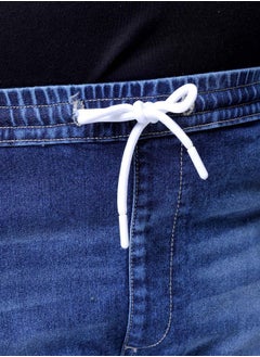 HARDSODA Men Plus Size Slim Fit Solid Mid-Rise Stretchable Denim Joggers  - Image 5