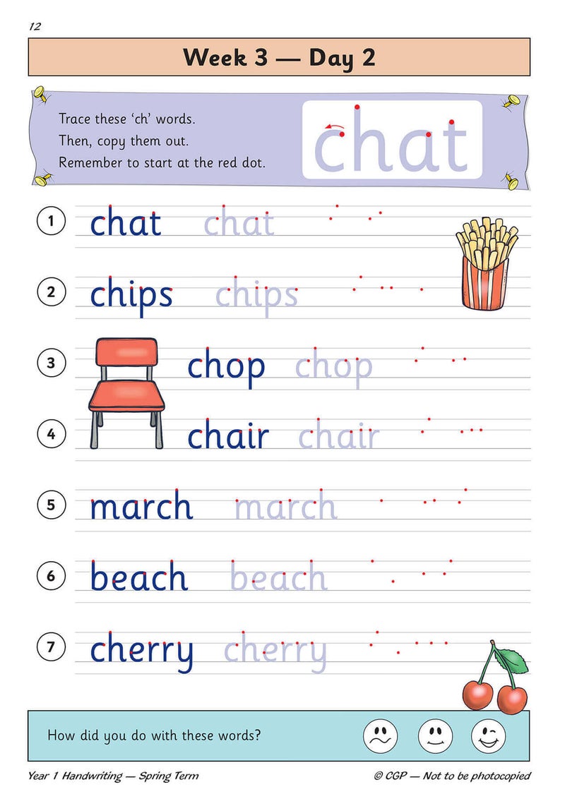 New Ks1 Handwriting Daily Practice Book Year 1 Spring Term - Image 4