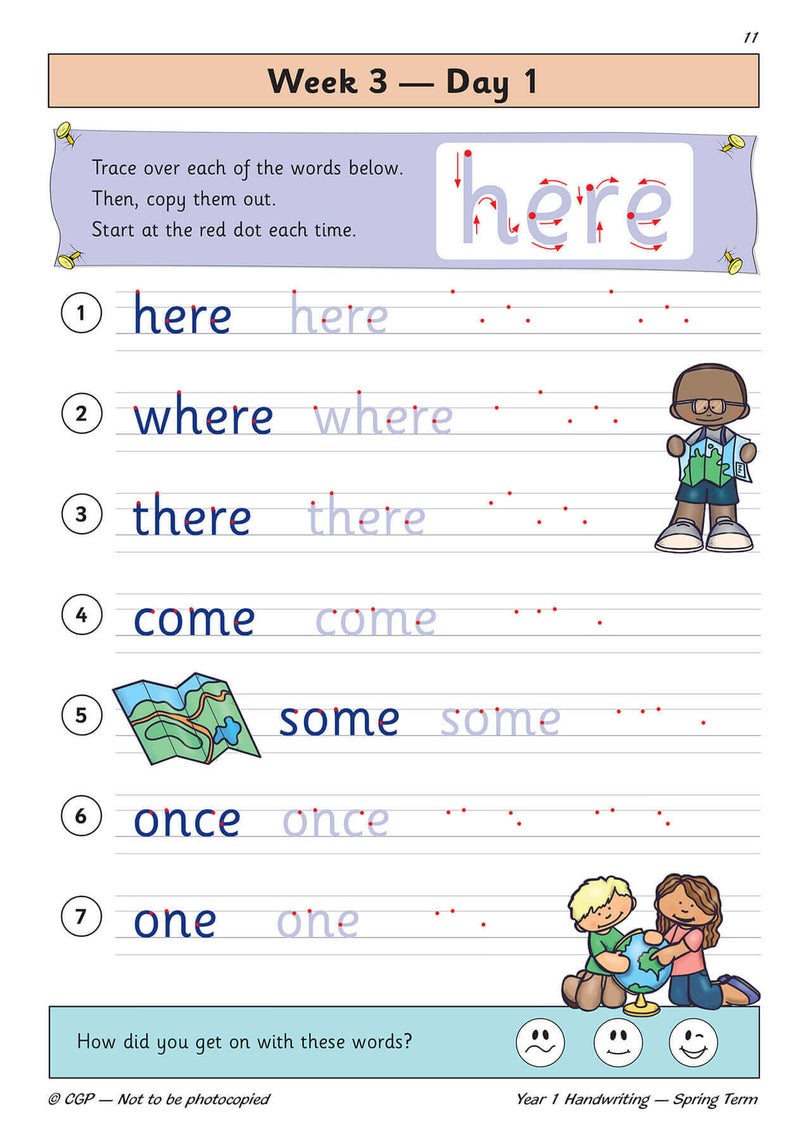 New Ks1 Handwriting Daily Practice Book Year 1 Spring Term - Image 3