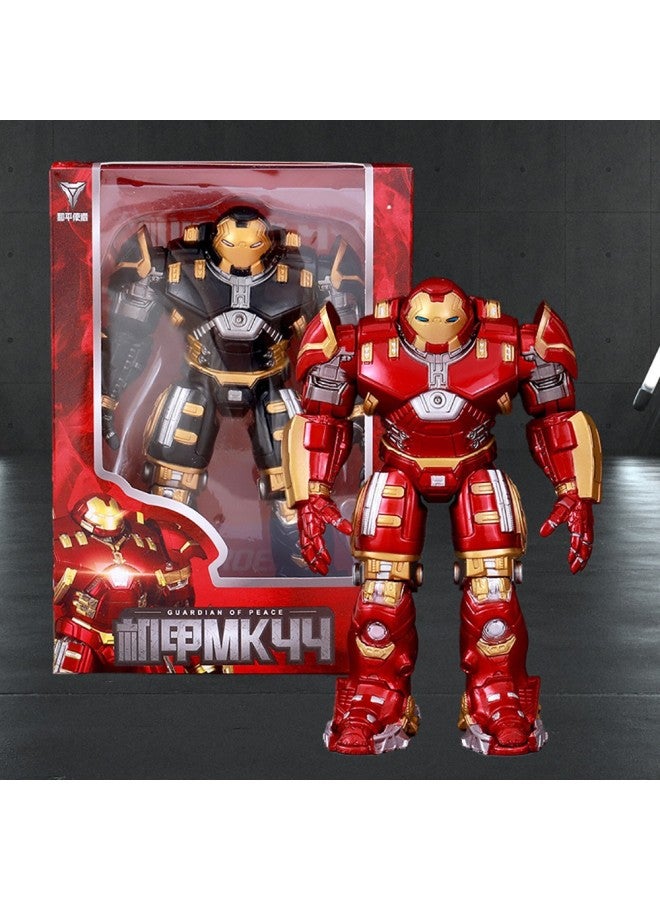 لعبة Anti-Hulk Mecha المضيئة الرجل الحديدي لعبة مصنوعة يدويًا لتزيين سطح المكتب نموذج Revenge Alliance مصنوع يدويًا مجموعة كاملة من الألوان: [سلسلة التحالف] إصدار Hulkbuster-golden + صندوق ألوان - Image 1