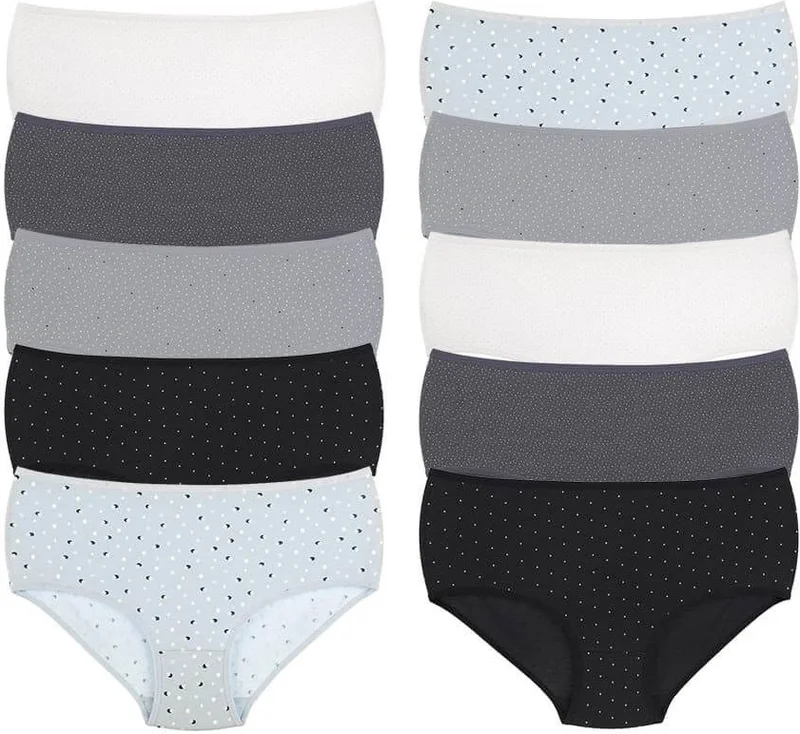 دونيلا 10 Pcs Women's Plus Size Panties - 251140