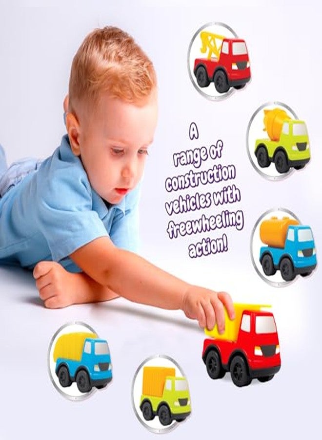 Giggles Funskool - Mini Vehicles Dump Truck, Multicolour Push and Go Construction Vehicle, Develops Motor Skills,Toy for 1 Year Old, Infant and Preschool Toys - Image 4