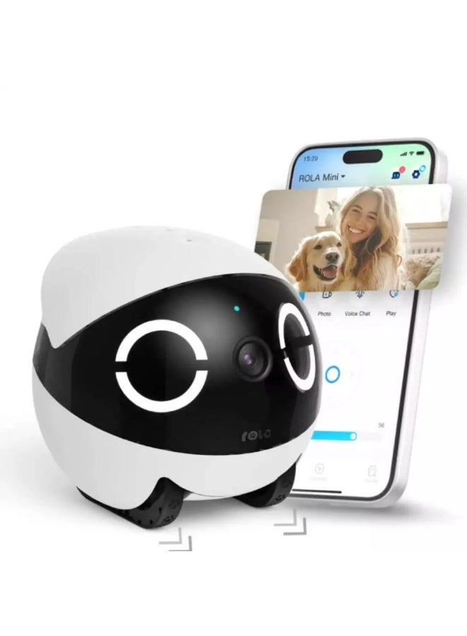 Enabot ROLA Mini Companion Robot with 2K Camera, 5000mAh Battery & Smart Home Monitoring - Image 1