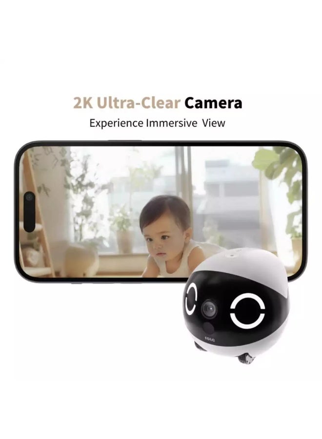 Enabot ROLA Mini Companion Robot with 2K Camera, 5000mAh Battery & Smart Home Monitoring - Image 3
