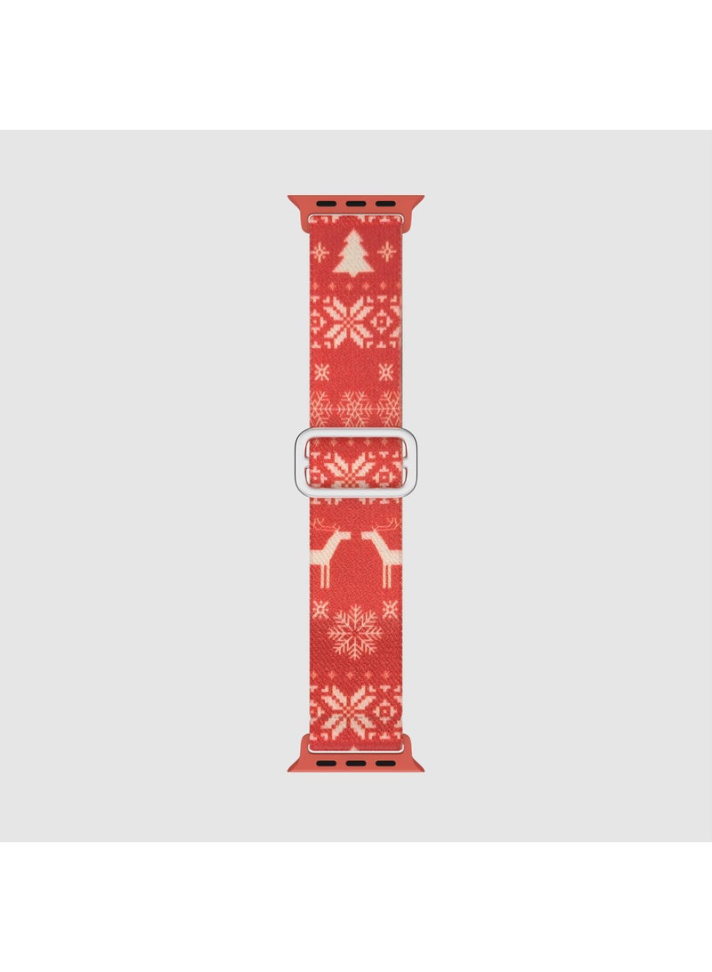 Y&D Applies To Iphone Watch 42/44/45/49mm Woven Nylon Plain Painted Strap  - Image 1