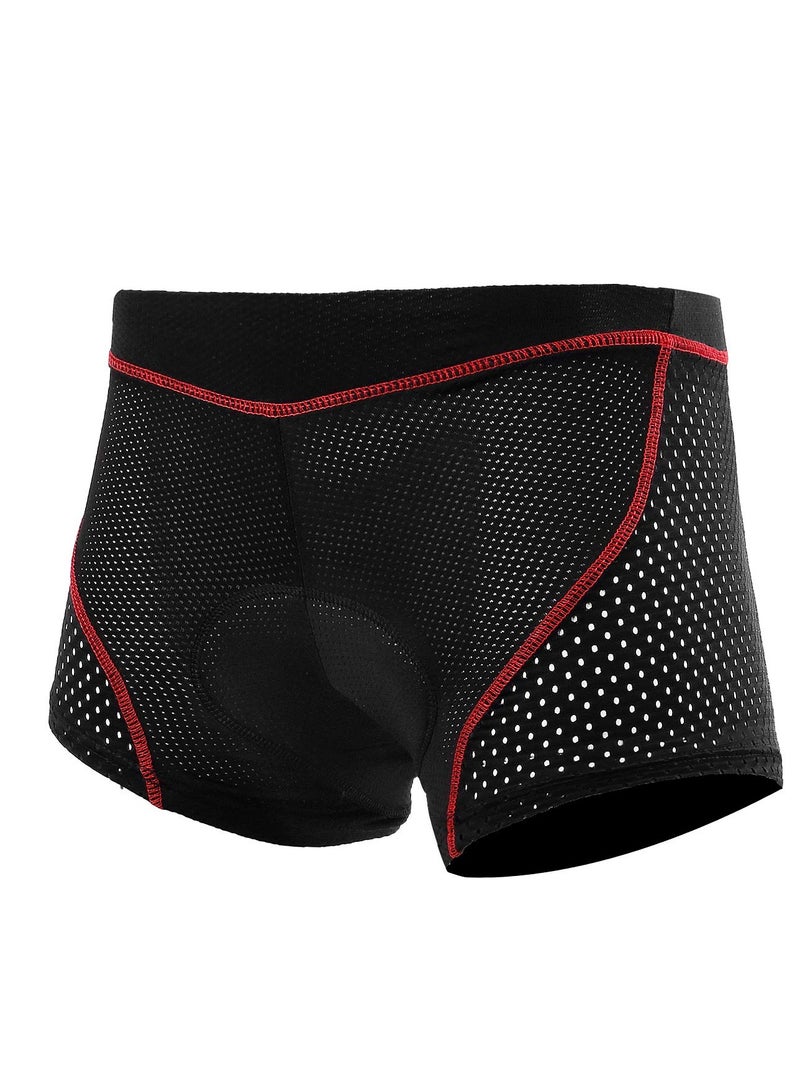 Excefore Men's Cycling Shorts 5D Padded, Loose-fit MTB Biking Shorts Pants, Suitable for Men Zipper Pockets, Adsorbent Design (XL) - Image 2