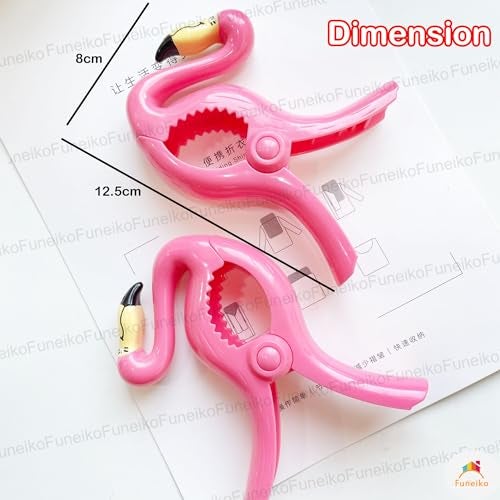 Funeiko Multi-Purpose Non-Slip Hanging Clips for Clothes Drying Clips for Towel Clips (Multicolor; 2 Unit) - Image 2