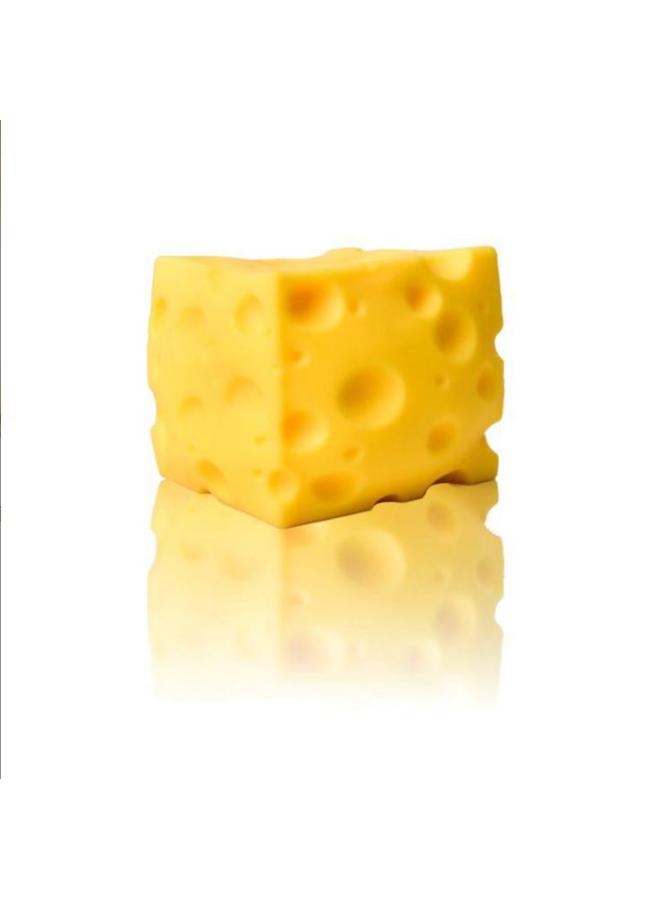 【2 PCS】Cheese Squishy Big Giant Square Cheese Squishy Toy, Realistic Food Cube, Slow Rebound Stress Relief Ball, Super Stress-Relief Cheese Toy - Image 5