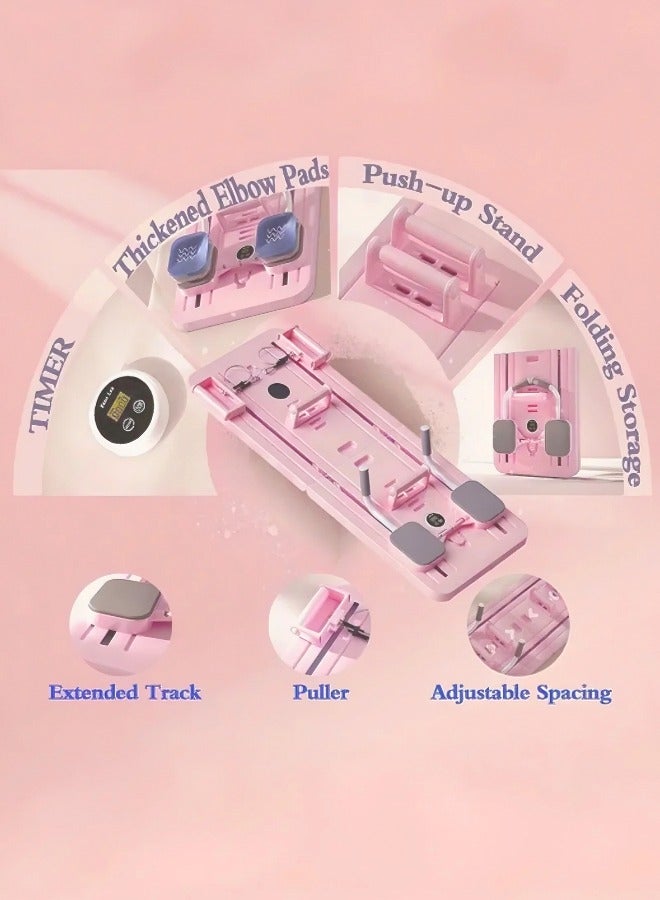 Jourvent Abdominal Board,Pilates Reformer Set,Multi-Purpose Foldable Pilates Reformer Board,High Strength Pilates Equipment Portable Fitness Board For Home Women Men - Image 5