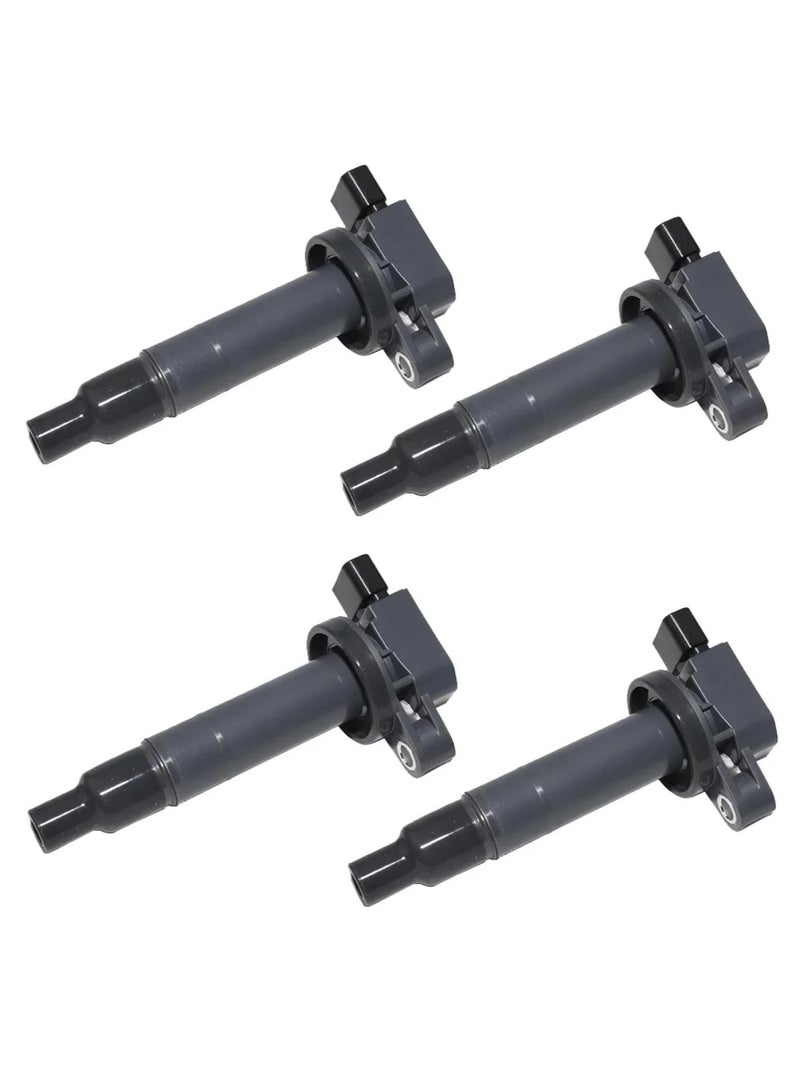 Generic Ignition coil 4pcs 90919-02240 90919-02265 For Toyota For Scion IQ For Yaris For Prius xA xB Echo 1.5L For Corolla 9008019021 Ignition Coil Pack Color Black  - Image 1