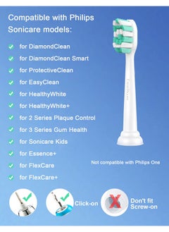 Toothbrush Replacement Heads For Philips Sonicare Protectiveclean Dailyclean Electric Toothbrush Head 1 2 Series Plaque Control Gum 4100 5100 C1 C2 G2 Hx9023 Snapon 10 Pack - pzsku/Z17DE8ACE7978A0E59E54Z/45/_/1696071328/2c422afd-1227-4361-89dc-0a22f1f490e8