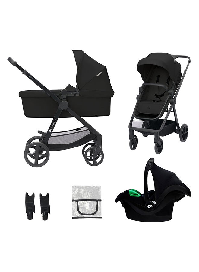 Kinderkraft Newly Multifunctional Travel System, Classic Black - Image 1