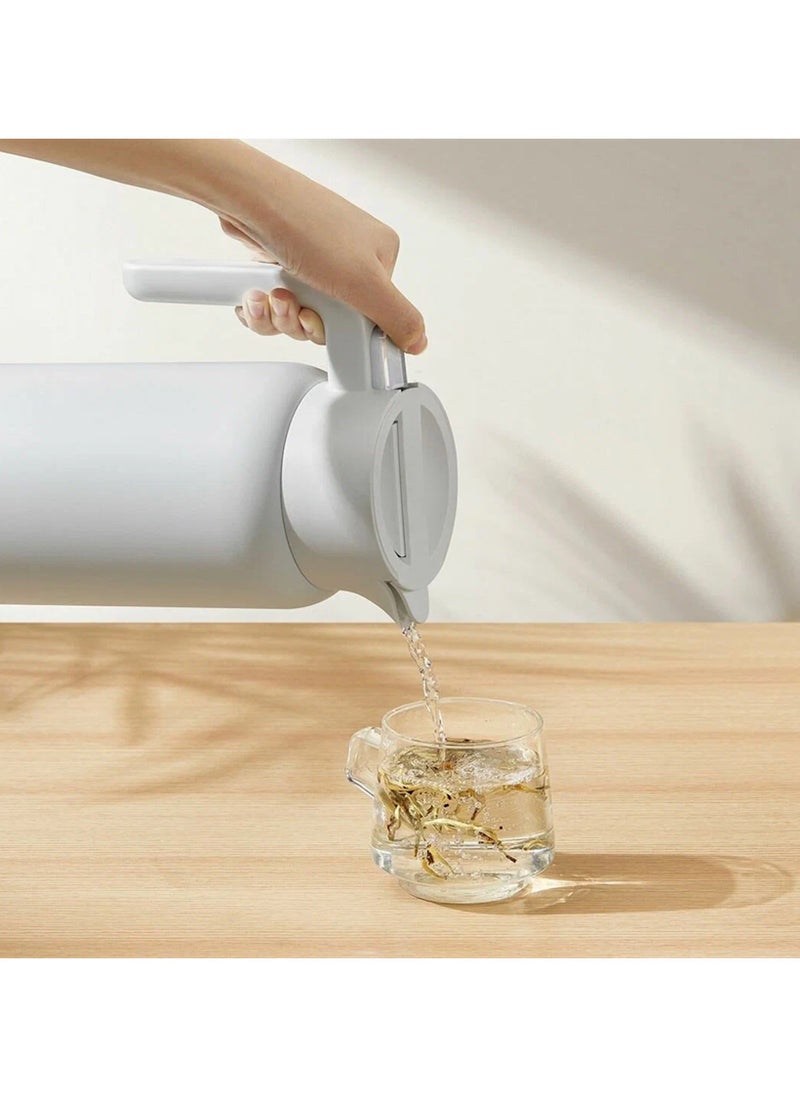 Xiaomi - Mijia Insulated Kettle 1.8L,Long-Lasting  Temperature Lock  316L Stainless Steel Inner Anti-backflow Spout-MJBWH01PL White - Image 1