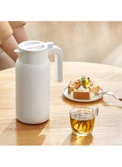 Xiaomi Mijia Insulated Kettle 1.8L,Long-Lasting  Temperature Lock  316L Stainless Steel Inner Anti-backflow Spout-MJBWH01PL White  - Image 5