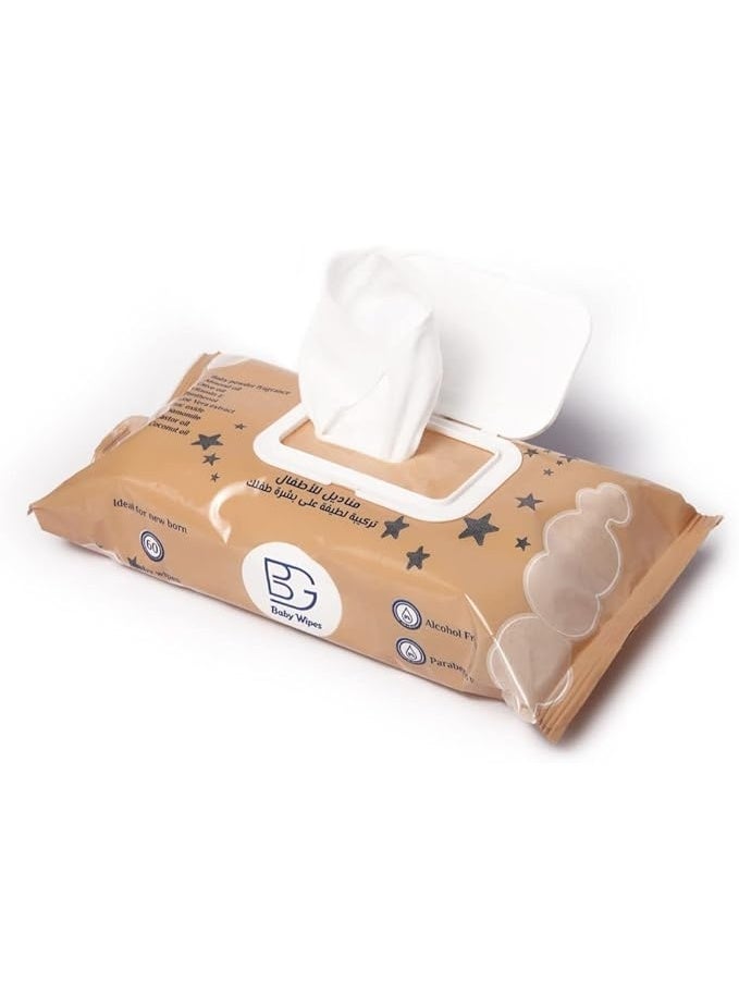 BG BG Wipes 60 Wipe - Image 1